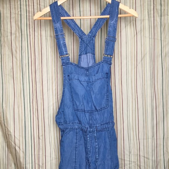 Women's Blue Short Overalls BRAND NEW - Picture 1 of 3